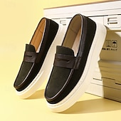 ieftine Loafers casual-Mocasini casual bărbătești în două culori cu talpă albă – pantofi eleganti, fără slip-on, pentru birou, călătorii și ținute de weekend