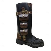 levne obuv-Retro Středověké Renesanční Návleky na boty Pirát Viking Křižák Elfí Maškarní kostým Pánské Pirát Steampunk předvečer Všech svatých Karneval LARP Dospělé Kryt obuvi