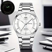 economico Orologi al quarzo-un nuovo orologio da uomo originale in stile business px7 orologio al quarzo luminescente resistente all&#039;acqua con indicazione di data e giorno alla moda casual e versatile regalo ideale per la vita e
