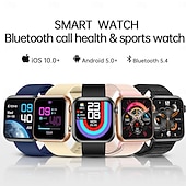 ieftine Ceasuri Smart-Ceas inteligent TK50 cu Bluetooth, ecran HD 1.72, monitor de fitness, impermeabil IP68, tensiune arterială, oxigen, ritm cardiac, ceas inteligent