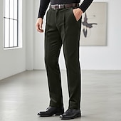 Herre Bukser Dressbukser Kordfløyel bukse Vinterbukser Lomme عادي Komfort Myk Full lengde utendørs Virksomhet Avslappet Mote Klassisk Stil Svart Navyblå Uelastisk billige Slank-Herre Bukser Dressbukser Kordfløyel bukse Vinterbukser Lomme عادي Komfort Myk Full lengde utendørs Virksomhet Avslappet Mote Klassisk Stil Svart Navyblå Uelastisk