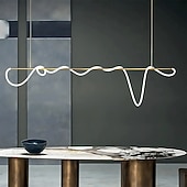 levne Návrh linky-LED závěsné světlo, styl note, severský design, moderní, jednoduché, americké světlo, luxusní, barové osvětlení, kreativní, síťované, dlouhé, obývací pokoj, restaurace, lampy