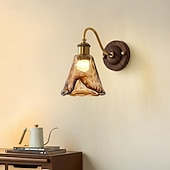 voordelige Wandverlichting voor binnen-LED wandlamp glas 1-lichts moderne wandlamp, minimalistische glazen wandlamp, voor studeerkamer woonkamer slaapkamer 110-240v