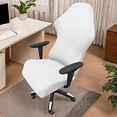 economico Fodera per sedia da pranzo-Coprisedia da gioco in seta di latte, elastico e antipolvere, adatto per giochi al computer, internet cafè e posti a sedere competitivi