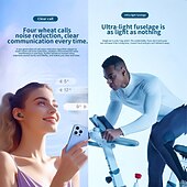 baratos Auscultadores TWS True Wireless-YW11 Fone de ouvido sem fio True TWS No ouvido Bluetooth 5.3 Luz LED Estéreo Com caixa de cobrança para Apple Samsung Huawei Xiaomi MI Treino de Ginástica Exterior Corrida Meninas