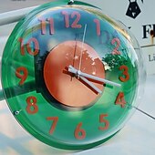 levne Nástěnné ozdoby-Nástěnné hodiny s bateriovým bublinovým designem, akrylový kryt, tichý pohyb, osobnost, nástěnné hodiny do obývacího pokoje, barevné dětské hodiny, netikající.