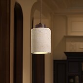 economico Luci a sospensione-lampada a sospensione in pietra naturale nordica cilindro piccolo metà secolo moderno appeso 85-265v