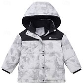 Gyerekek Uniszex Pehelykabát Kültéri kabát Pufferkabát Felsőruházat Szöveg Hosszú ujj Melegen tartani Szélálló Kabát Szabadtéri Napi Alap Fekete Lóhere Szürke Ősz Tél 4 év + olcso Fiúk pehely- és parka dzseki-Gyerekek Uniszex Pehelykabát Kültéri kabát Pufferkabát Felsőruházat Szöveg Hosszú ujj Melegen tartani Szélálló Kabát Szabadtéri Napi Alap Fekete Lóhere Szürke Ősz Tél 4 év +