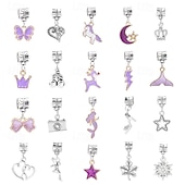 זול מתנות-ערכת הכנת צמידי קסם צעצוע עבור בנות שמעורר יצירתיות ודמיון עבודות יד עבור בנות בגילאי 8-12 עם ערכת הכנת תכשיטים מתנות מושלמות עבור 6 7 8 9 10 בנות ביטוי עצמי מתנת חג המולד