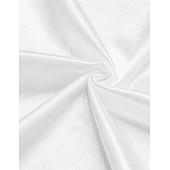  Pánské Saténové kalhoty Kalhoty Oblekové Hedvábí jako Oblek Kalhoty Kapsy Straight-Leg Bez vzoru Prodyšné Plná délka Svatební Párty Obchod Módní Šik ven Černá Bílá Neelastické