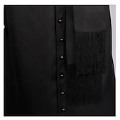 economico Outfit-Retrò Vintage Medievale Rinascimento Cappotto Costume di fantasia Prete Costume Per uomo Halloween Carnevale Performance LARP Fiera Rinascimentale Adulti Body / Tutina