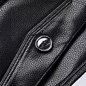 preiswerte Herren-Blazer &amp; -Anzüge-Herren Mantel Trenchcoat Langer Trenchcoat Urlaub Täglich Herbst Winter PU Leder Winddicht Oberbekleidung Bekleidung Mode Klassisch Einfach Tasche Revers Einreihig