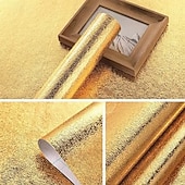 baratos Utensílios &amp; Aparelhos de Cozinha-2 rolos de adesivos para backsplash de cozinha, papel de parede autoadesivo de folha de alumínio - resistente ao calor 450 ° F, à prova de óleo, à prova d'água, fácil de cortar para armários, fogões,