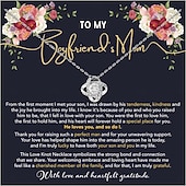 Недорогие События и вечеринки-Ожерелье для моей дочери, рождественский подарок для девочек с коробкой для открыток, подарок на день рождения, сувенир на выпускной, подарок на День святого Валентина от мамы или папы