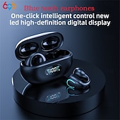 abordables Auriculares TWS-Q71 TWS True auriculares inalámbricos En el oido Auriculares de Gancho Bluetooth5.0 Deportes Impermeable Estéreo para Apple Samsung Huawei Xiaomi MI Entrenamiento de gimnasio Esquí Camping