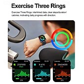 baratos Smartwatch-iMosi ET572 Relógio inteligente 2 polegada Relógio inteligente Bluetooth ECG + PPG Monitoramento de temperatura Podômetro Compatível com Android iOS Feminino Masculino Suspensão Longa Chamadas com