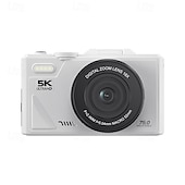 baratos Câmaras, Fotografia &amp; Vídeo-Câmera digital sem espelho com tela flip hd 5k e conectividade móvel wifi, tela ips de 3 polegadas adequada para estudantes de fotografia e videografia.