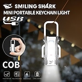 olcso Elemlámpák-USB-C újratölthető kulcstartós zseblámpák, távolsági tompított fényszórós mini zseblámpák, cob kulcstartós munkalámpa 6 világítási móddal, könnyű, fényes mini kulcstartó lámpa sétáláshoz, kereséshez