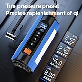 cheap Vehicle Repair Tools-Car Starter Power Bank Car Tire Compressor Portable Charger Car Jump Starter Air pump Booster Auto Emergency Start