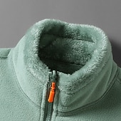 economico Giacche da corsa-Per donna Giacca con cerniera completa Giacca in pile polare con tasche Manica Lunga Top Athleisure Tinta unita Di pile Morbido Caldo Palestra All&#039;aperto Corsa abbigliamento sportivo Abbigliamento