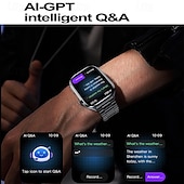 baratos Smartwatch-iMosi ET572 Relógio inteligente 2 polegada Relógio inteligente Bluetooth ECG + PPG Monitoramento de temperatura Podômetro Compatível com Android iOS Feminino Masculino Suspensão Longa Chamadas com