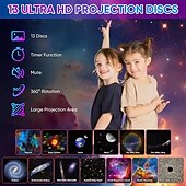 economico Lampada proiettore e proiettore laser-Proiettore stellare 13 in 1, proiettore planetario, proiettore galassia per camera da letto, proiettore aurora, proiettore luce notturna per bambini e adulti