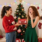 cheap Gift Wrapping &amp; Bag-Christmas Money Gift Cards Envelope for Cash Gifts, Christmas Party Gifts Money Holder for Men Women Girl Boy