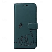 levne Ostatní pouzdra-telefon Carcasă Pro Google Pixel 10 Pro XL Pixel 9 Pro XL Pixel 8 Pro Pixel 7 Pro Pouzdro na peněženku Ochrana celého těla s Lanyardem Nárazuvzdorné Kočka Retro PU kůže