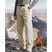 Недорогие Низ-Муж. Брюки карго Штаны для туризма и прогулок Зимнее пальто походные брюки Зима Осень На открытом воздухе Стандартный Сохраняет тепло Флисовая подкладка Водонепроницаемость С защитой от ветра Брюки