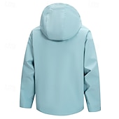 economico giacca sportiva-Per uomo Giacca da Esterno Impermeabile Giacca da Escursionismo Vacanza Quotidiano Impermeabile Antivento Tasca Autunno Inverno Semplice Moda Classico Con Cappuccio Regolare Nero Verde chiaro Azzurro