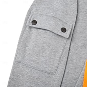 abordables Sudadera Táctica-Hombre Sudadera Sudadera con capucha y cremallera de un cuarto Táctico Negro Blanco Burdeos Azul Marino Azul Real Con Capucha Plano Bolsillo Deporte Diario Festivos Poliéster Ropa de calle Fresco