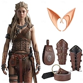 billiga Rustning-Retro / vintage Medeltida kostymer Renässans Vapen och Rustning armband Tillbehör set Krigare Alf Viking Maskeradkläder Herr Dam Unisex Viking fantasi Halloween Karnival Prestanda LARP Ren Faire Vuxen