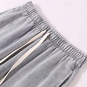 tanie Dresy-Męskie Spodnie dresowe Uprawiający jogging Spodnie Ściągana na sznurek Kieszeń Elastyczny pas Równina Komfort Sporty na świeżym powietrzu Codzienny Moda Codzienny Czarny Fioletowy Średnio elastyczny