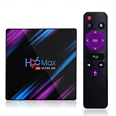 baratos Boxes de TV-Android 9.0 h96 máx. Bluetooth 4.0 4K RK3318 2 GB 16 GB