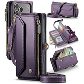 billiga iPhone-fodral-telefon fodral Till iPhone 17 Pro Max 17 Air 17 Plånboksfodral med snodd med handledsrem Stöd TPU PU läder