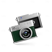 abordables Caméras, appareils photo et vidéo-Appareil photo rétro HD 1080p de la taille d&#039;un pouce pour l&#039;enregistrement photo et vidéo portable équipé d&#039;un appareil photo numérique CCD et d&#039;un flash.