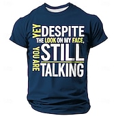 Męskie Zabawny slang Podkoszulek Krótki rękaw Podkoszulek Druk 3D Półgolf Koszula Moda Codzienny Ulica Codzienny Czarny Biały Niebieski Lato Wiosna Odzież S M L XL XXL XXXL tanie Zabavne koszulki męskie-Męskie Zabawny slang Podkoszulek Krótki rękaw Podkoszulek Druk 3D Półgolf Koszula Moda Codzienny Ulica Codzienny Czarny Biały Niebieski Lato Wiosna Odzież S M L XL XXL XXXL