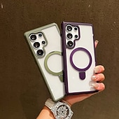 お買い得  サムスン用ケース-電話 ケース 用途 サムスンのギャラクシー S25プラス S25ウルトラ S25エッジ S24 Plus バックカバー スタンド付き 耐衝撃 レトロ風 TPU アクリル