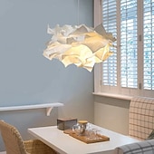 Бумажная люстра ручной работы облако абажур креативный сделай сам средневековый ретро подвесные светильники лампы столовая спальня украшения светильники гостиная 110-240 В Недорогие Подвесные огни-Бумажная люстра ручной работы облако абажур креативный сделай сам средневековый ретро подвесные светильники лампы столовая спальня украшения светильники гостиная 110-240 В