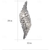 cheap Indoor Wall Lights-Modern Crystal Wall Sconce LED Wall Lamp Crystal Bedside Night Light for Bathroom, Bedroom, Living Room, Entryway