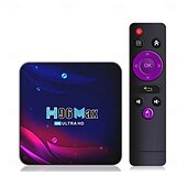 Χαμηλού Κόστους TV Boxes-h96 max v11 rk3318 4k hd youtube google play 2.4g 5g wifi bt4.0 δέκτης media player hdr usb 3.0 4gb 32gb 64gb smart android 11 tv box