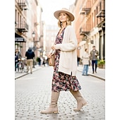 levne Módní boty-Dámské perforované semišové kozačky na zip - stylová obuv pro neformální výlety i módní doprovod