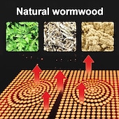 رخيصةأون الرعاية الشخصية والصحة-زوج واحد من أكمام الركبة ذاتية التسخين بالضغط على نقاط معينة من التورمالين، وسادات ركبة حرارية مزدوجة الجوانب من نبات الشيح للرجال &amp;دعامة دعم المفاصل الدافئة للنساء لعلاج برودة الساقين وتخفيف آلام