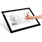 cheap Computers &amp; Tablets-A3 A4 A5 Tracing LED Copy Board Stepless Adjustable Brightness Ultra-Thin USB Power Artcraft LED Trace Light Pad Diamond Painting Board also for X-ray Film Viewer