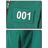 رخيصةأون أزياء رجالية-تحدي البقاء على قيد الحياة في الدراما الكورية 456 001 ملابس كوستيوم بدلة رياضية كاجوال تأثيري الفيلم for رجالي بالغين عيد الرعب مهرجان أداء مناسب للحفلات