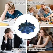 Недорогие Подарки-Расширьте сенсорную игрушку-звездочку для снятия стресса в форме шестиугольной звезды с ручкой, напечатанную на 3D-принтере, спиралевидный дизайн в виде сот для концентрации и снятия беспокойства.