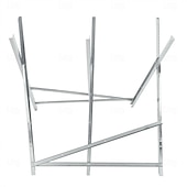 baratos Suprimentos para o lar-cavalete com dentes serrilhados para lenha e madeira