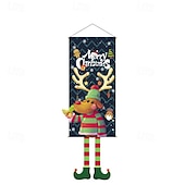 2025 nieuw wandtapijt voor slaapkamerdecoratie, deurdecoratie, etalage van hotel en winkelcentrum, festivaldecoratie, stoffen ornament voordelige kerst tapijt opknoping-2025 nieuw wandtapijt voor slaapkamerdecoratie, deurdecoratie, etalage van hotel en winkelcentrum, festivaldecoratie, stoffen ornament