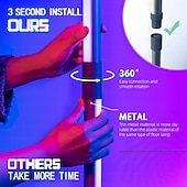 cheap Smart Home Lights-Corner Floor Lamp RGB, LED Floor Lamp with Music Sync and 16 Million DIY Colors, App &amp; Remote Control, Color Changing Modern Smart Corner Lamp for Bedroom Living Room