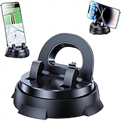 levne Servis vozidel-Nastavitelný držák do auta s otočným 360stupňovým uchycením se silikonovým protiskluzovým úchopem, silný adsorpční držák do auta pro všechny mobilní telefony bez nutnosti použití